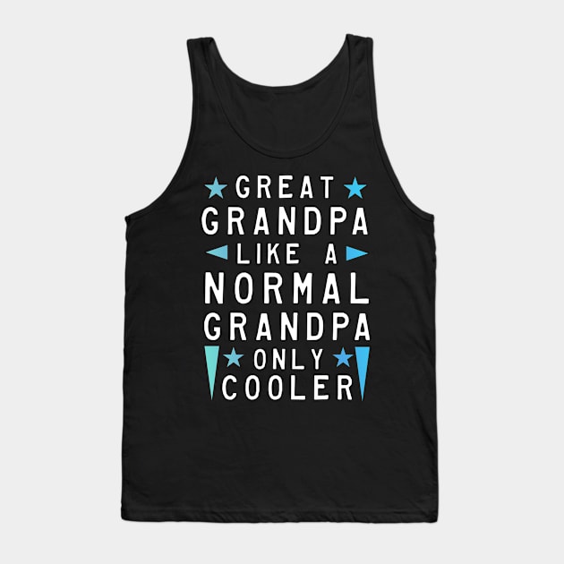 Great Grandpa Tank Top by TheBestHumorApparel